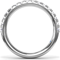 Diamond Wedding Band with Shared-Prong Round Diamonds by Fana - 0.56 Carat Total Diamond Weight