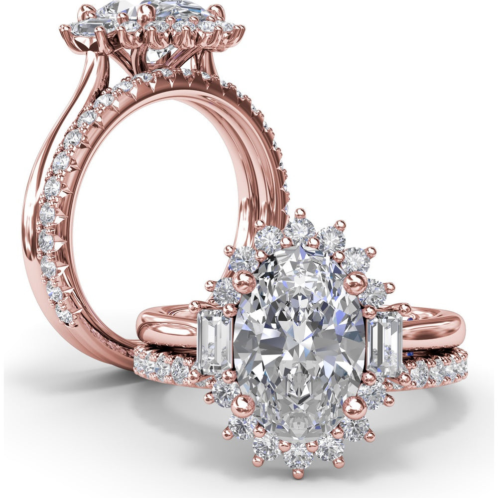 Diamond Wedding Band with Shared-Prong Round Diamonds by Fana - 0.63 Carat Total Diamond Weight