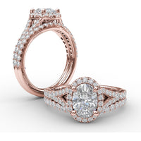 Diamond Wedding Band with Shared-Prong Set Round Diamonds by Fana - 0.28 Carat Total Diamond Weight