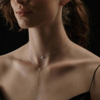 Aresa New York - Duras No. 2 Necklaces - 18K Yellow Gold with 0.40 cts. of Diamonds