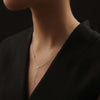 Aresa New York - Duras No. 5 Necklaces - 18K White Gold with 0.80 cts. of Diamonds