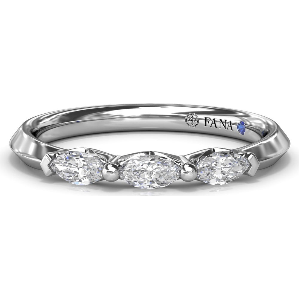 East-West Marquise Diamond Band by Fana - 0.31 Carat Total Diamond Weight
