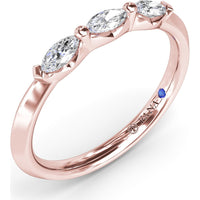East-West Marquise Diamond Band by Fana - 0.31 Carat Total Diamond Weight