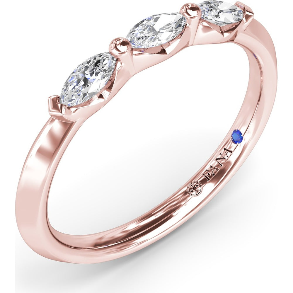 East-West Marquise Diamond Band by Fana - 0.31 Carat Total Diamond Weight