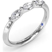 East-West Marquise Diamond Band by Fana - 0.31 Carat Total Diamond Weight