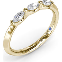 East-West Marquise Diamond Band by Fana - 0.31 Carat Total Diamond Weight