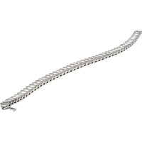 Elegant 18K White Gold Emerald Cut Diamond Tennis Bracelet - 19.00 Total Carat Weight Diamonds