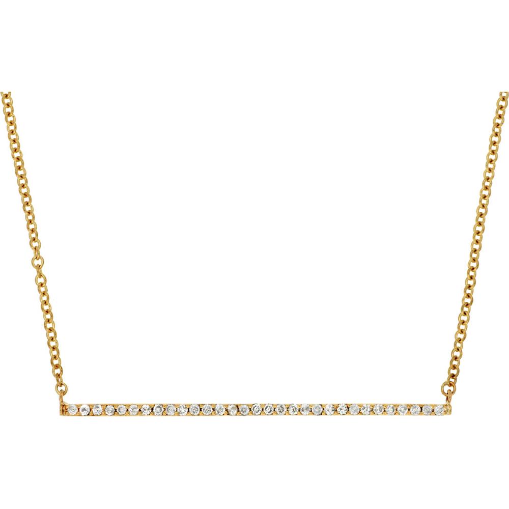 Enchanted Radiance 14K Yellow Gold Diamond Necklace