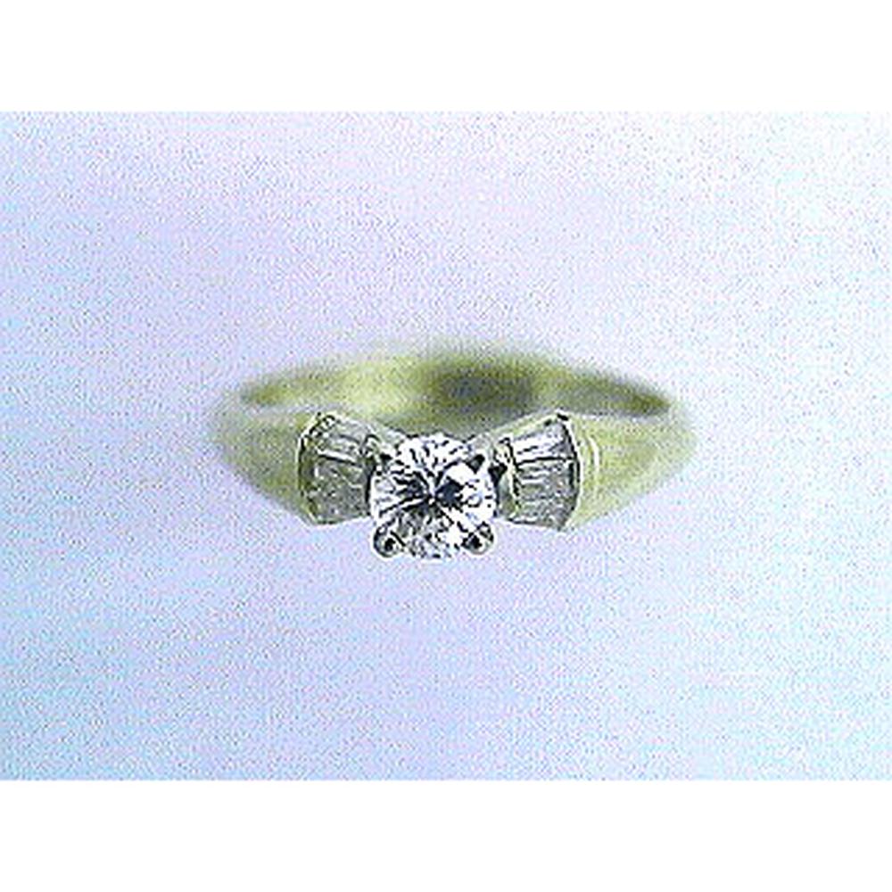 Enchanting 14K Yellow Gold Diamond Engagement Ring - 0.70 Carat Total Diamond Weight