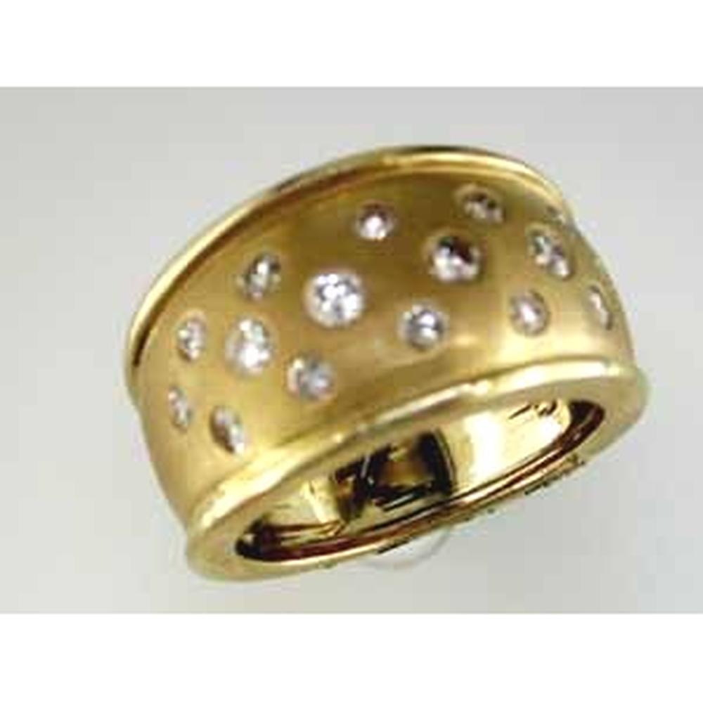Enchanting 14K Yellow Gold Diamond Ring - 0.70 Carat Round Cut Diamond
