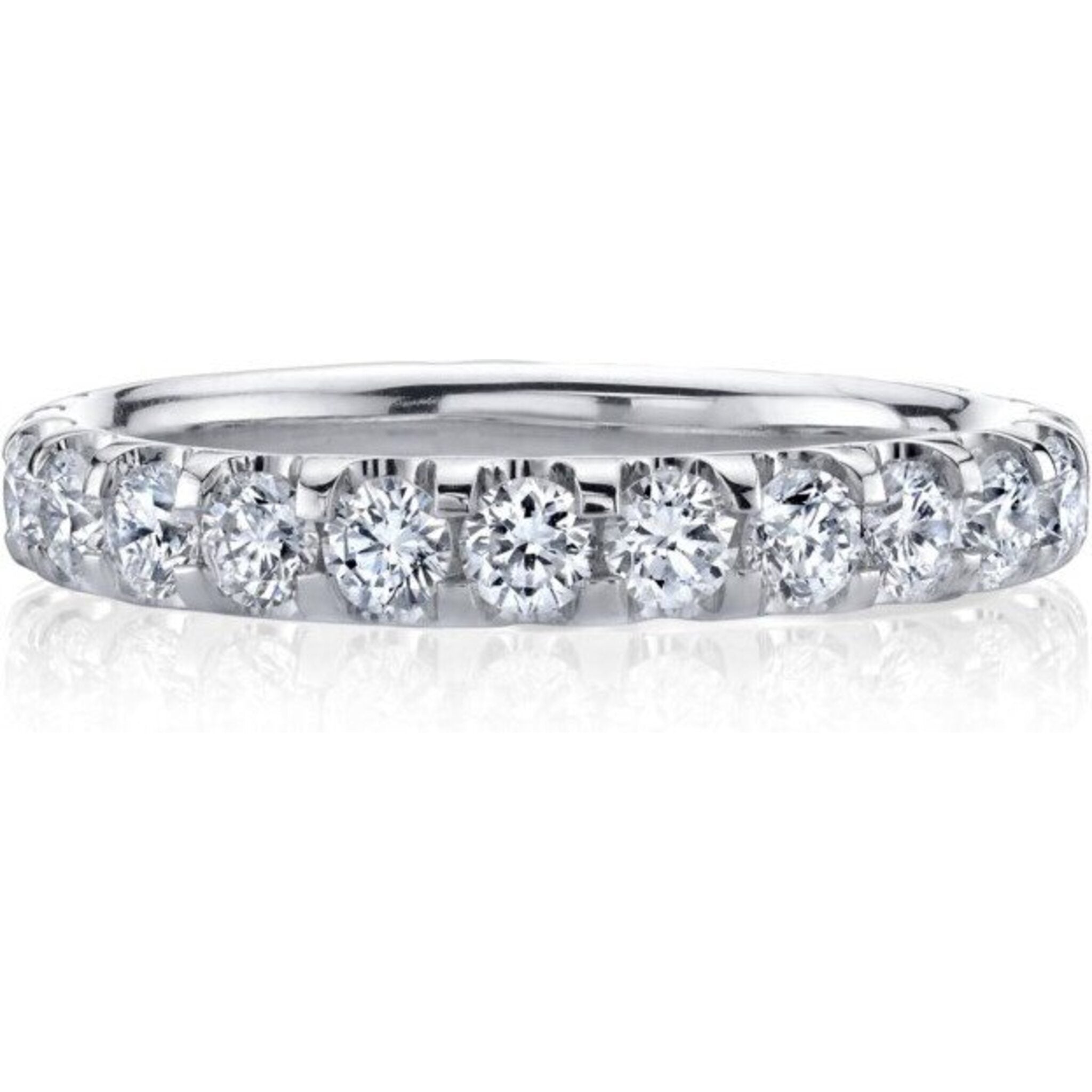 Eternity Band Comfort Fit 18kt White Gold 1.53ctw
