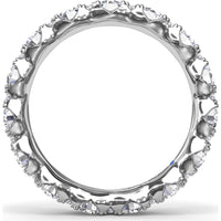 Eternity Band with Alternating Round Diamonds by Fana - 1.83 Carat Total Diamond Weight