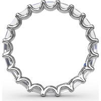 Eternity Band with Shared-Prong Emerald Cut Diamonds by Fana - 1.59 Carat Total Diamond Weight