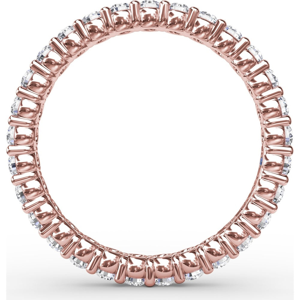 Eternity Band with Shared-Prong Round Diamonds by Fana - 1.02 Carat Total Diamond Weight