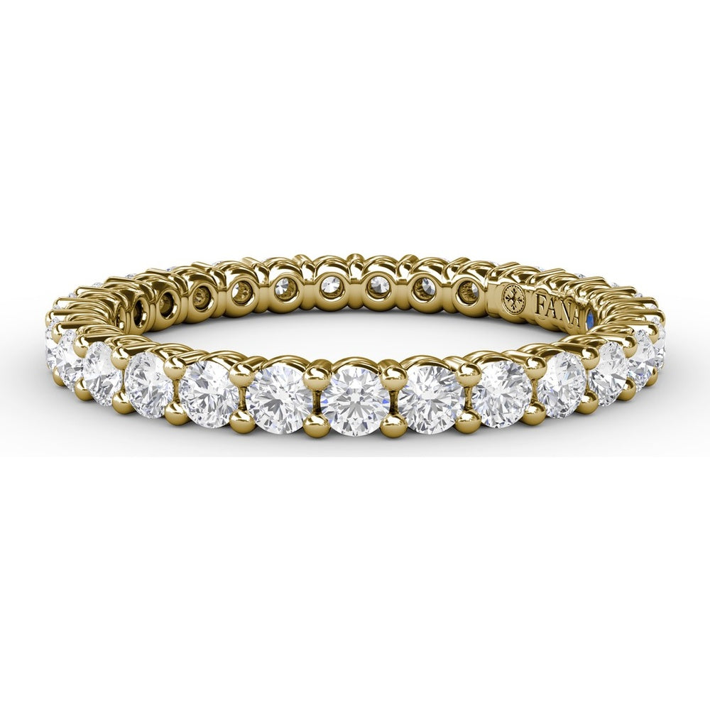 Eternity Band with Shared-Prong Round Diamonds by Fana - 1.02 Carat Total Diamond Weight