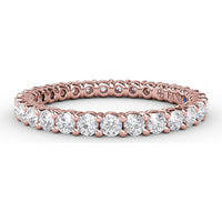 Eternity Band with Shared-Prong Round Diamonds by Fana - 1.02 Carat Total Diamond Weight