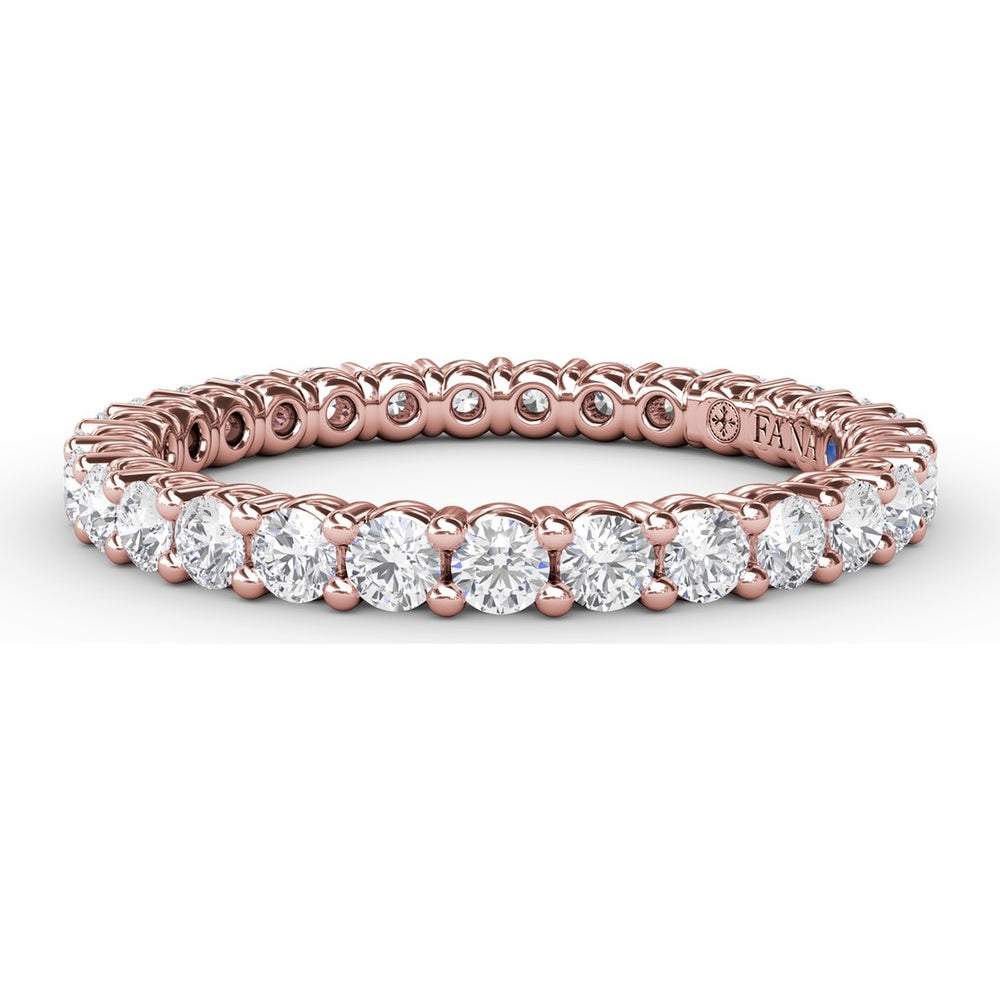 Eternity Band with Shared-Prong Round Diamonds by Fana - 1.02 Carat Total Diamond Weight