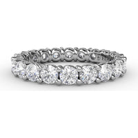 Eternity Band with Shared-Prong Round Diamonds by Fana - 2.05 Carat Total Diamond Weight