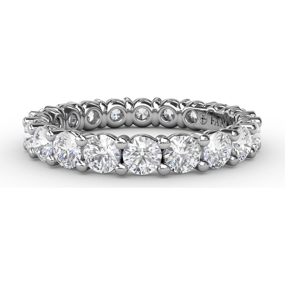 Eternity Band with Shared-Prong Round Diamonds by Fana - 2.05 Carat Total Diamond Weight
