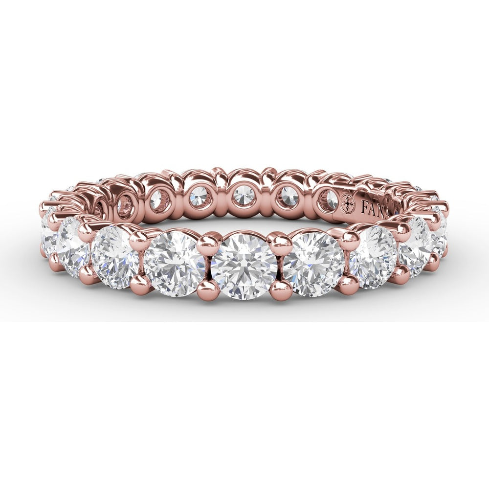 Eternity Band with Shared-Prong Round Diamonds by Fana - 2.05 Carat Total Diamond Weight