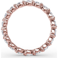 Eternity Band with Three-Prong Set Pear-Shaped Diamonds by Fana - 1.00 Carat Total Diamond Weight
