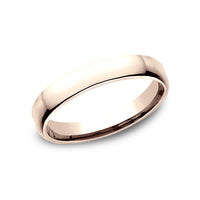 Euro Comfort-Fit ® Men's Wedding Band in 14K Rose Gold - 3.5mm Width by Benchmark