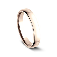 Euro Comfort-Fit ® Men's Wedding Band in 14K Rose Gold - 3.5mm Width by Benchmark