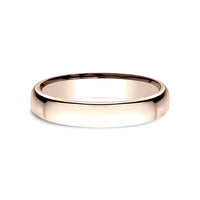 Euro Comfort-Fit ® Men's Wedding Band in 14K Rose Gold - 3.5mm Width by Benchmark