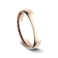 Euro Comfort-Fit ® Men's Wedding Band in 14K Rose Gold - 4.5mm Width by Benchmark