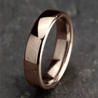Euro Comfort-Fit ® Men's Wedding Band in 14K Rose Gold - 5.5mm Width by Benchmark