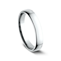 Euro Comfort-Fit ® Men's Wedding Band in 14K White Gold - 3.5mm Width by Benchmark