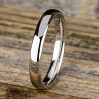 Euro Comfort-Fit ® Men's Wedding Band in 14K White Gold - 3.5mm Width by Benchmark