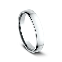 Euro Comfort-Fit ® Men's Wedding Band in 14K White Gold - 4.5mm Width by Benchmark