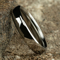 Euro Comfort-Fit ® Men's Wedding Band in 14K White Gold - 4.5mm Width by Benchmark