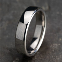 Euro Comfort-Fit ® Men's Wedding Band in 14K White Gold - 5.5mm Width by Benchmark
