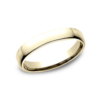 Euro Comfort-Fit ® Men's Wedding Band in 14K Yellow Gold - 3.5mm Width by Benchmark