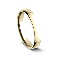 Euro Comfort-Fit ® Men's Wedding Band in 14K Yellow Gold - 3.5mm Width by Benchmark