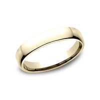 Euro Comfort-Fit ® Men's Wedding Band in 14K Yellow Gold - 4.5mm Width by Benchmark