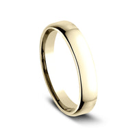Euro Comfort-Fit ® Men's Wedding Band in 14K Yellow Gold - 4.5mm Width by Benchmark