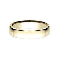 Euro Comfort-Fit ® Men's Wedding Band in 14K Yellow Gold - 4.5mm Width by Benchmark