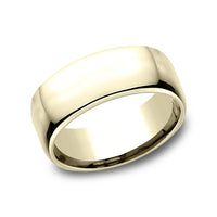 Euro Comfort-Fit® Men's Wedding Band in 14K Yellow Gold - 9mm by Benchmark