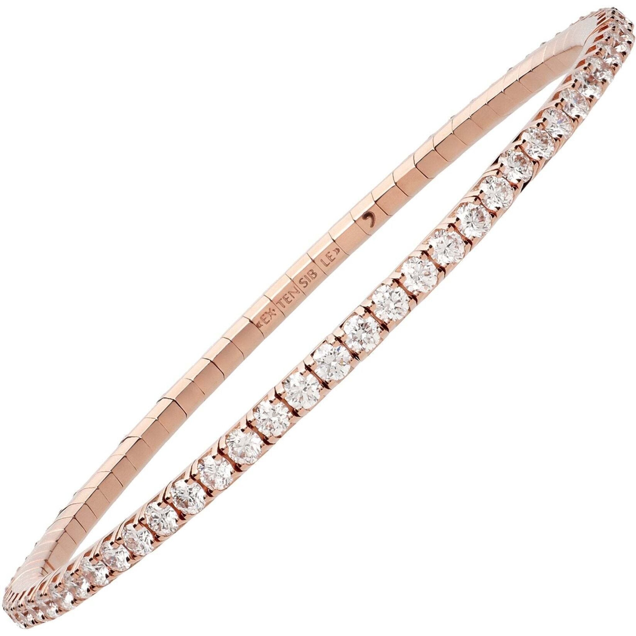 Buy Gorgeous 18K Rose Gold Black Stone Link Chain Bracelet Set With Round,  Marquise, And Baguette Diamond Jewelry Online | Madanji Meghraj