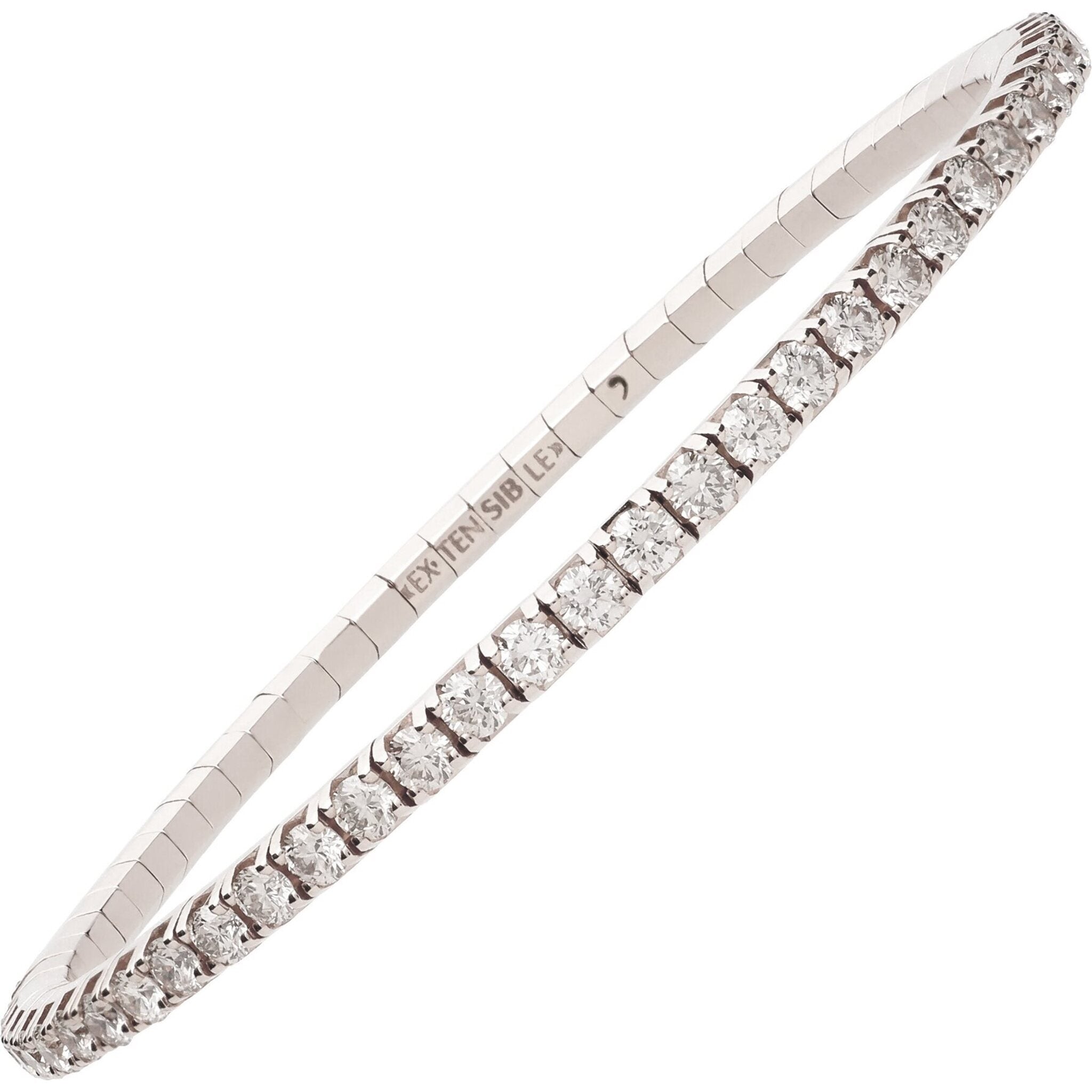 Buy Sleek Diamond Tennis Bracelet Online | CaratLane