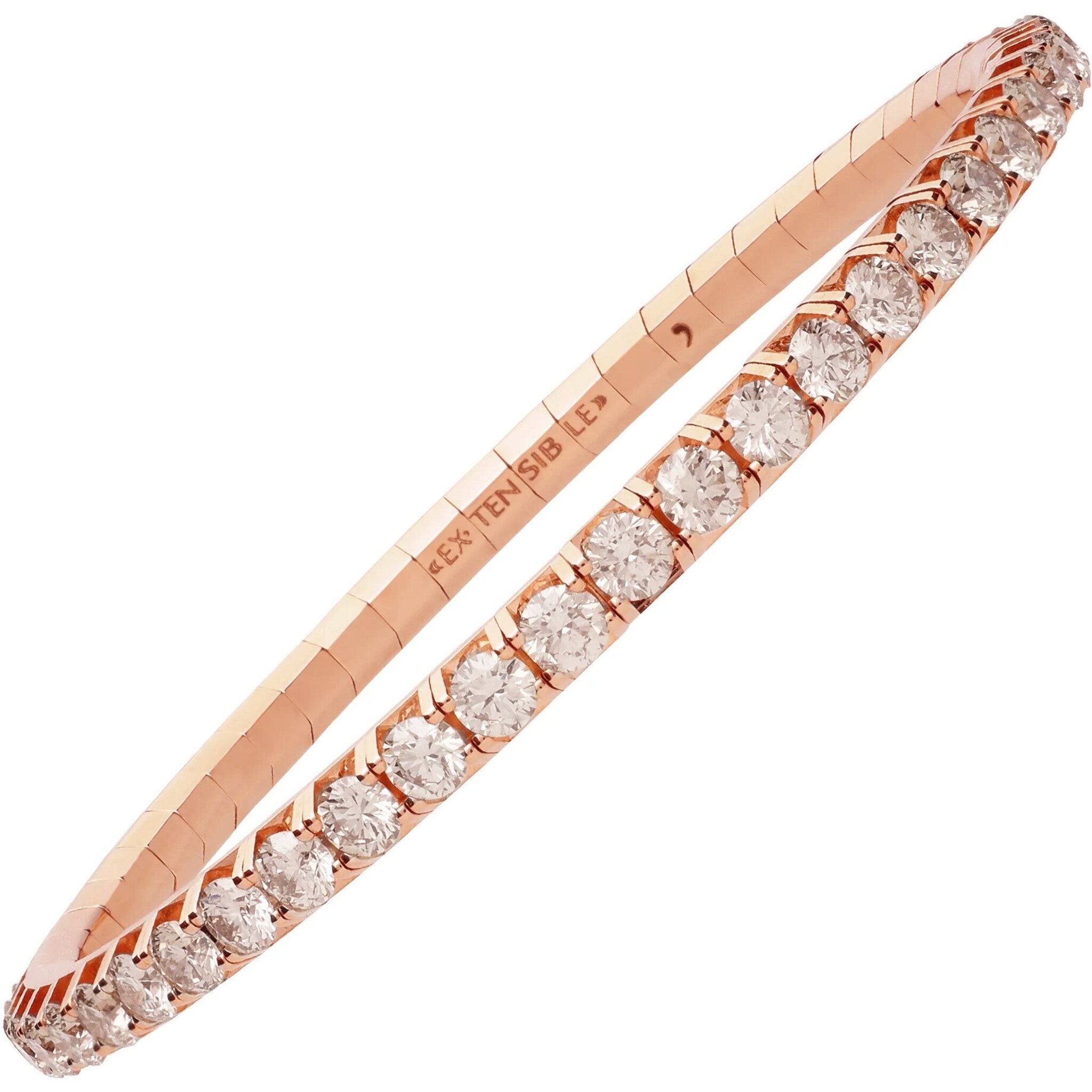 Dual Tone 18KT Rose Gold Bracelet