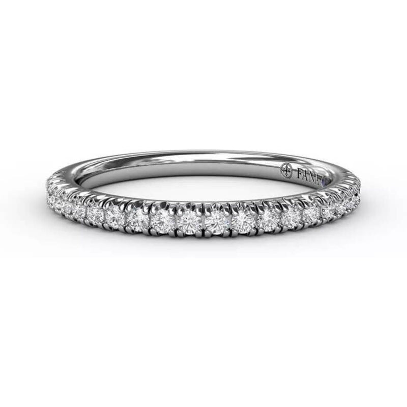 Fana Delicate Modern Pave Anniversary Band