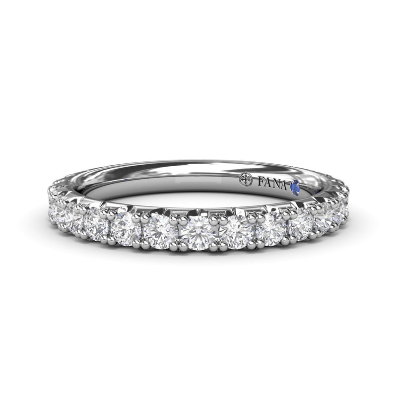 Fana - Diamond Wedding Band - W4280 - Available in 14K & 18K Gold (White, Yellow or Rose) and Platinum