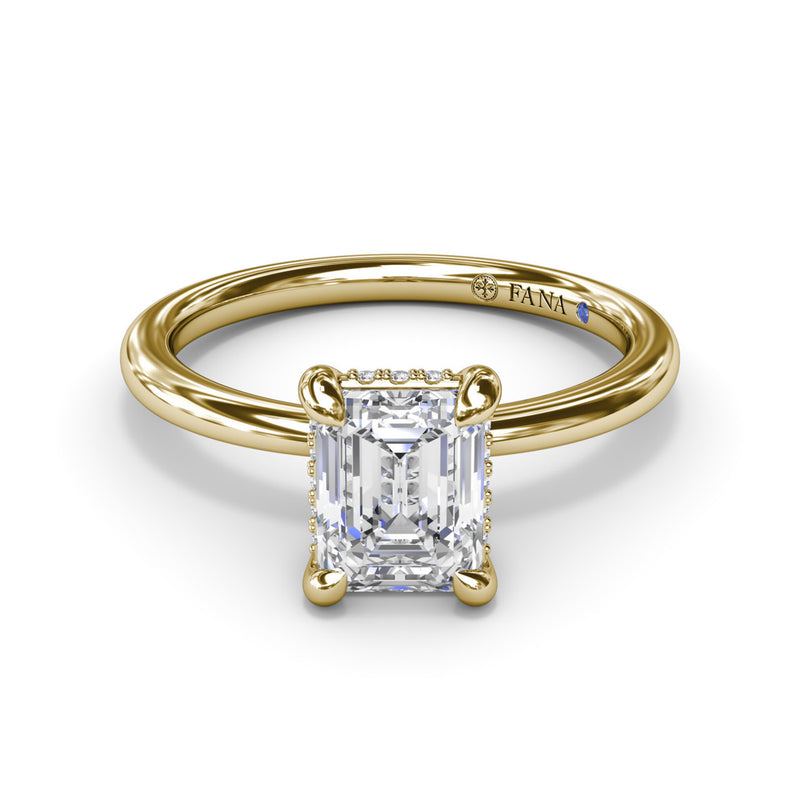 Fana - Exceptionally Striking Diamond Engagement Ring - S4066 - Available in 14K & 18K Gold (White, Yellow or Rose) and Platinum