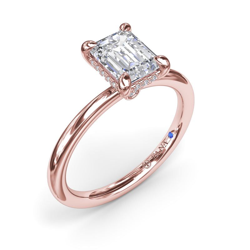 Fana - Exceptionally Striking Diamond Engagement Ring - S4066 - Available in 14K & 18K Gold (White, Yellow or Rose) and Platinum