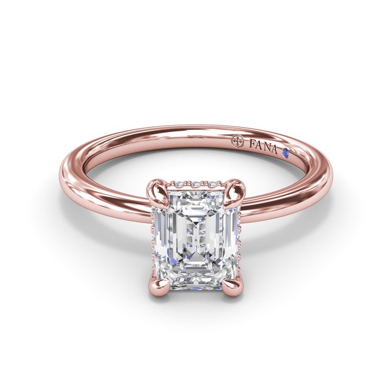 Fana - Exceptionally Striking Diamond Engagement Ring - S4066 - Available in 14K & 18K Gold (White, Yellow or Rose) and Platinum