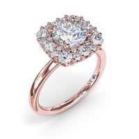 Fana - Graduated Diamond Engagement Ring - S4203 - Available in 14K & 18K Gold (White, Yellow or Rose) and Platinum